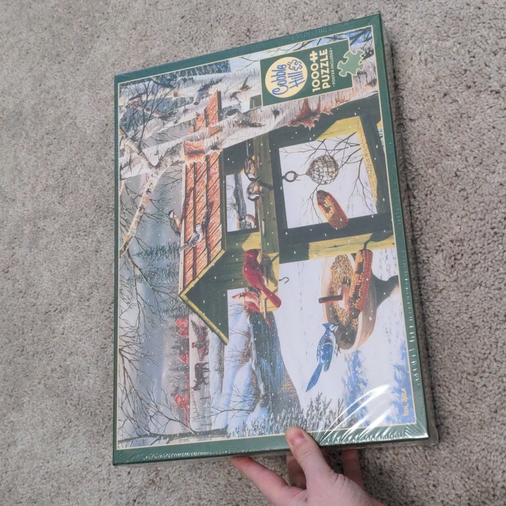 Cobble Hill 1000 Piece Puzzle - Backyard Banquet - Sample Poster Included